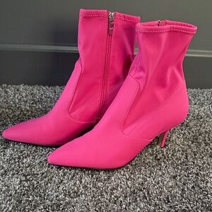 Marc Fisher Fuchsia Heeled Boots